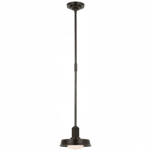 Visual Comfort & Co. Signature Collection Ruhlmann Small Pendant, 1-Light, LED, Bronze, 9"W (CHC 5298BZ-WG D03QU) 