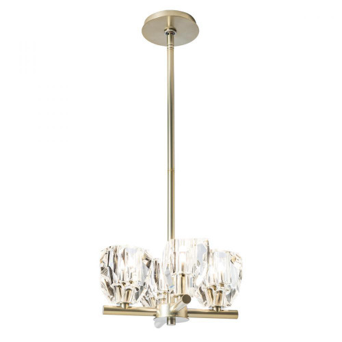 Hubbardton Forge Gatsby Pendant, 4-Light, Soft Gold, 11.6"W (131061-SKT-MULT-84-CR 5NCK76) 