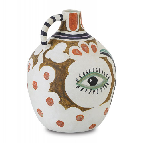 Currey and Company Hamsa Demijohn Vase 