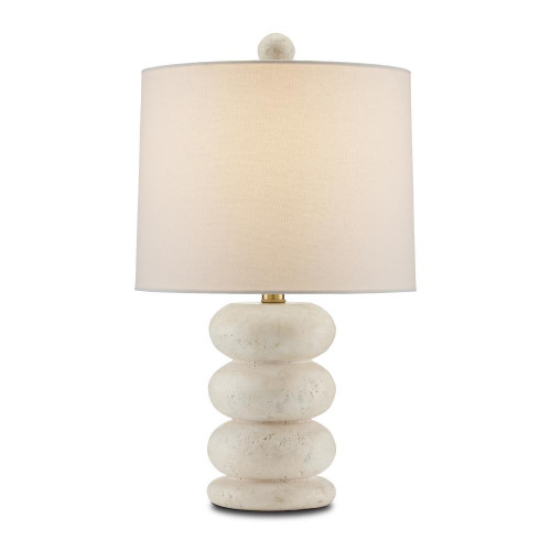 Currey and Company Girault White Table Lamp 