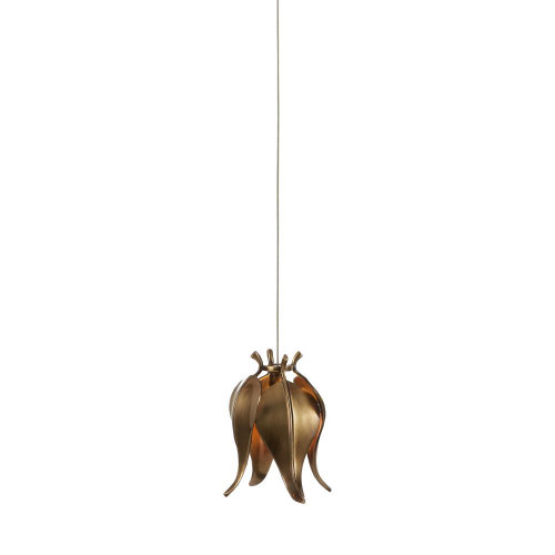 Currey and Company Iota 1-Light Round Multi-Drop Pendant 