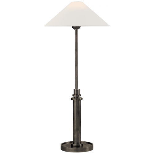 Visual Comfort & Co. Signature Collection Hargett Buffet Lamp, 1-Light, Bronze, Linen Shade, 21.5"H (SP 3011BZ-L D30HL) 