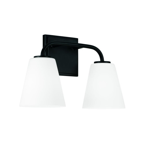 Capital Brody Vanity Light, Matte Black, 14.5"W 