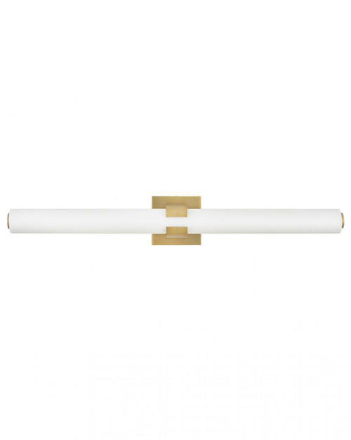 Hinkley Aiden Large LED Vanity Lacquered Brass 