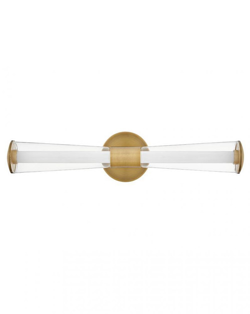 Hinkley Elin Medium LED Vanity Lacquered Brass 