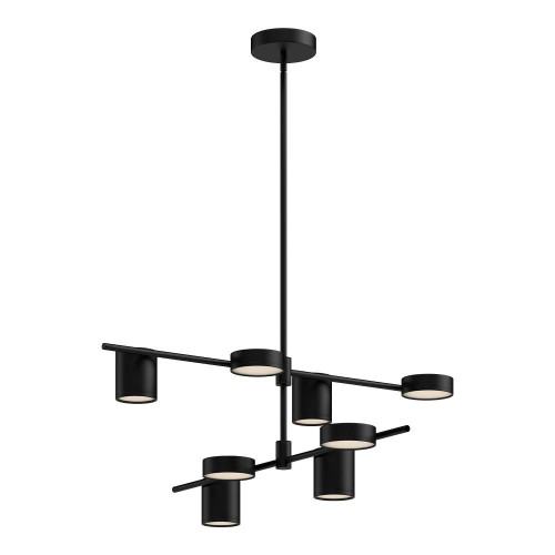 Kuzco Lighting Inc Jayden 40-in Black LED Chandelier 