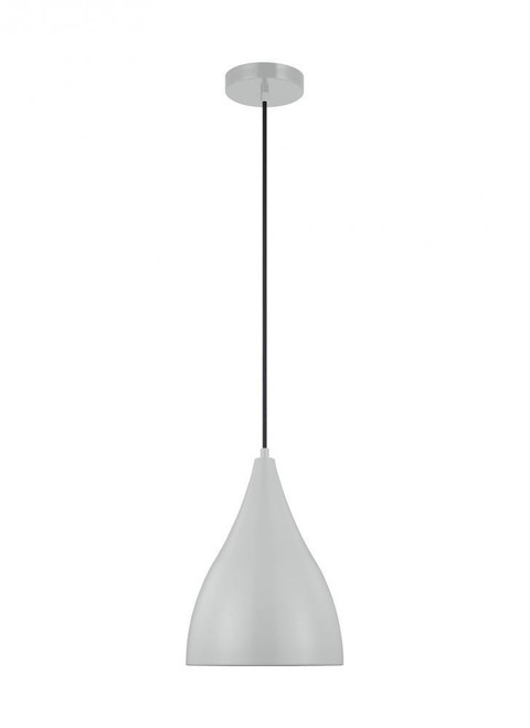 Visual Comfort & Co. Studio Collection Oden Small Pendant, 1-Light, LED, Matte Grey, 9"W (6545301EN3-118 70705VN) 