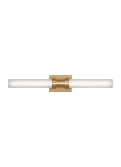 Visual Comfort & Co. Studio Collection Kiel Wall Sconce, 1-Light, LED, Satin Brass, 26.75"H (4504093S-848 70703X2) 