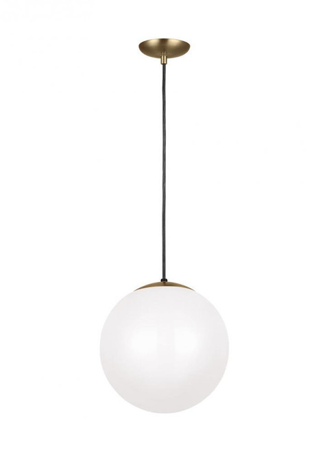Visual Comfort & Co. Studio Collection Leo - Hanging Globe Pendant, 1-Light, Satin Brass, 14"W (6024-848 70703XK) 