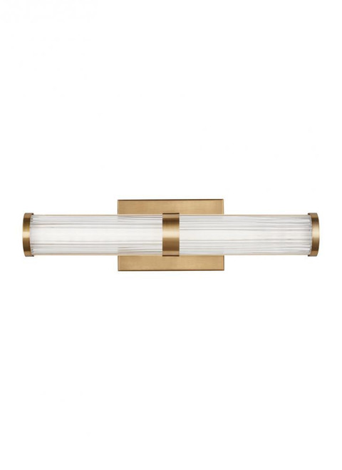 Visual Comfort & Co. Studio Collection Syden Wall Sconce, 1-Light, LED, Satin Brass, 19"H (4459293S-848 70705XR) 