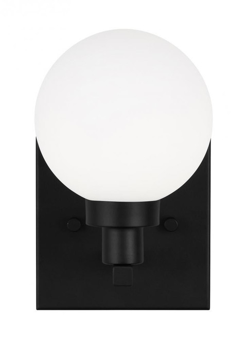 Visual Comfort & Co. Studio Collection Clybourn Wall Sconce, 1-Light, Midnight Black, 7.88"H (4161601-112 706X85U) 