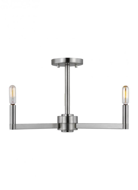 Visual Comfort & Co. Studio Collection Fullton Bathroom Vanity Light, 3-Light, Brushed Nickel, 20"W (7764203-962 70702XY) 