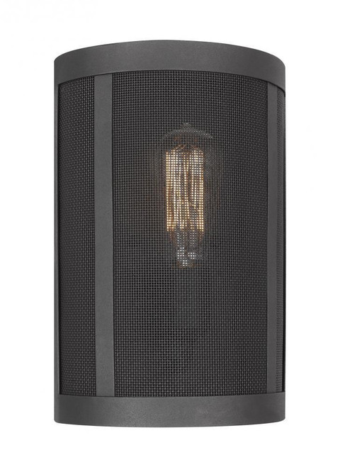 Visual Comfort & Co. Studio Collection Gereon Wall Sconce, 1-Light, LED, Black, 12"H (4128501EN7-12 70708VG) 