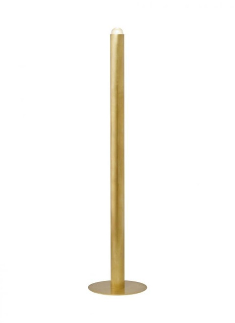 Visual Comfort & Co. Modern Collection Ebell Large Floor Lamp, 1-Light, LED, Natural Brass, 70"H (700PRTEBL66NB-LED927 70PGGHL) 