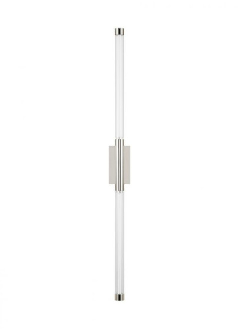 Visual Comfort & Co. Modern Collection Phobos Light Wall Sconce, 2-Light, LED, Polished Nickel, 31.5"H (700WSPHB33N-LED927 70PKE75) 