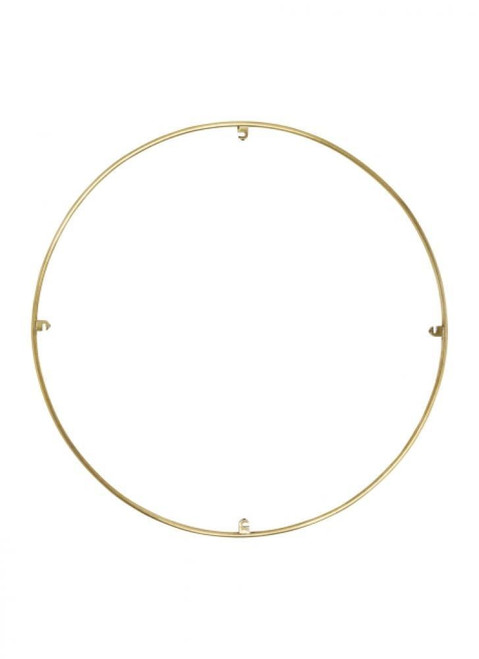 Visual Comfort & Co. Modern Collection Trellis Spacer Round, Natural Brass, 18.3"W (700TRSRNGR418NB 70PGCK1) 