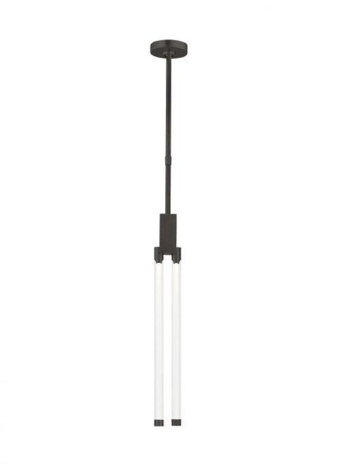 Visual Comfort & Co. Modern Collection Phobos Small Pendant, 1-Light, LED, Dark Bronze, 24"H (700TDPHB224BZ-LED927 70PKD91) 