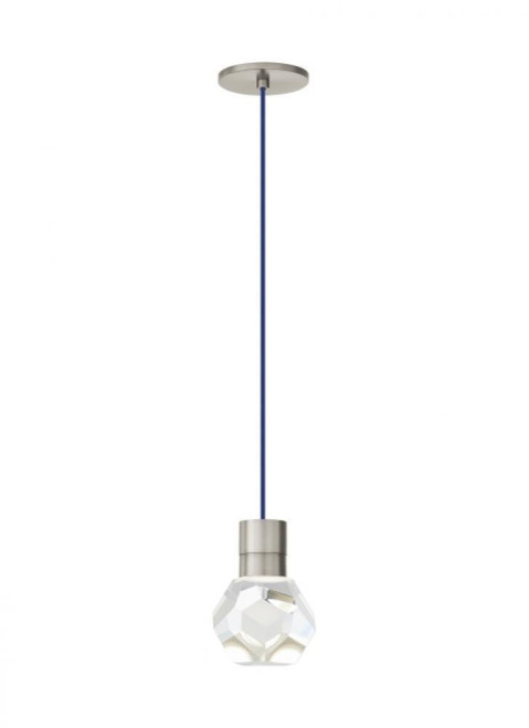 Visual Comfort & Co. Modern Collection Kira Ceiling Pendant, 1-Light, LED, Satin Nickel, 7.1"H (700TDKIRAP1US-LEDWD 70PGKG4) 