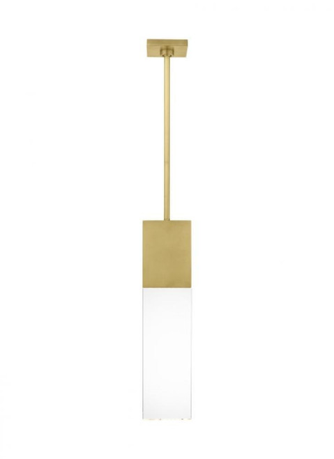 Visual Comfort & Co. Modern Collection Kulma Medium Pendant, 1-Light, LED, Natural Brass, 20.4"H (700OPKLM92720NBUNV 70PGFGT) 