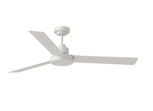 Generation Lighting Jovie 58" Indoor/Outdoor Matte White Ceiling Fan with Handheld / Wall Mountable Remote Control 