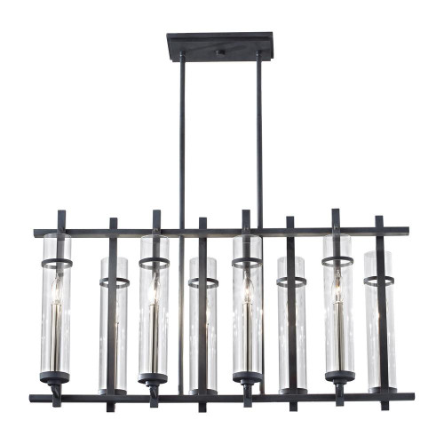 Generation Lighting 8 - Light Island Chandelier, Generation Lighting - Feiss F2630/8AF/BS AC4A3 
