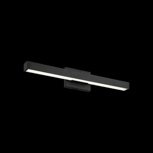 Matteo Lighting Presley Bath Vanity Light, 1-Light, LED, Matte Black, 23.5"W (W80824MB 3060NPA) 