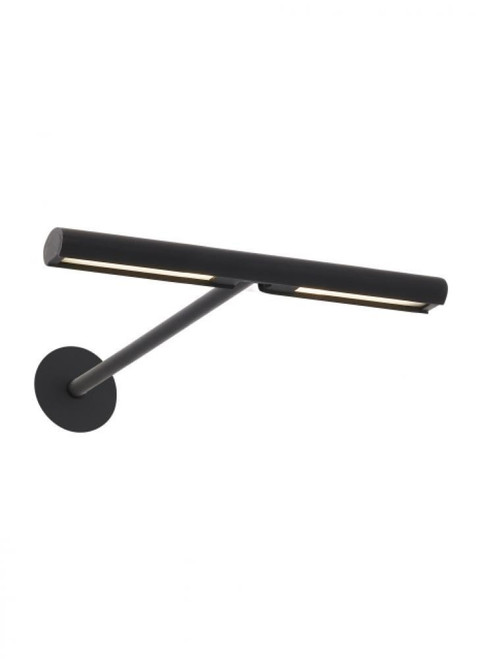 Visual Comfort & Co. Modern Collection Plural Dome Picture Light, 1-Light, LED, Nightshade Black, 8.9"W (700PLUD8B-LED930 70PGGFW) 