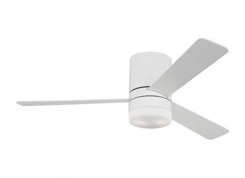 Generation Lighting Era 52" Hugger LED Ceiling Fan - Matte White Housing with Matte White Blades 