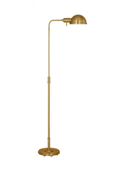 Visual Comfort & Co. Studio Collection Belmont Floor Lamp, 1-Light, LED, Burnished Brass, 64"H (CT1251BBS1 70733M3) 