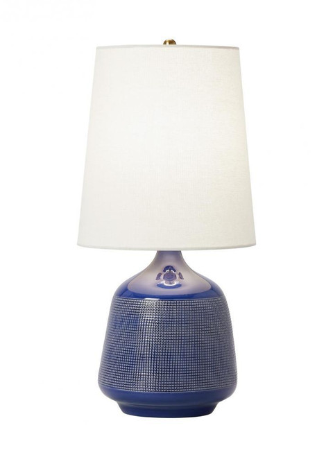 Visual Comfort & Co. Studio Collection Ornella Table Lamp, 1-Light, LED, Blue Celadon, 19.25"H (AET1141BCL1 70733L1) 