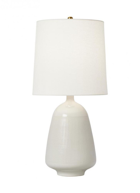 Visual Comfort & Co. Studio Collection Ornella Table Lamp, 1-Light, LED, New White, 27"H (AET1131NWH1 70733L0) 