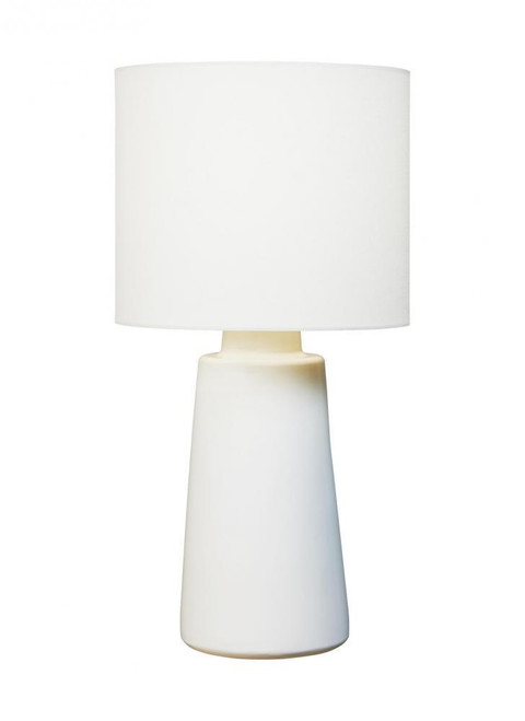 Visual Comfort & Co. Studio Collection Vessel Table Lamp, 1-Light, LED, New White, 27.38"H (BT1071NWH1 70733L9) 