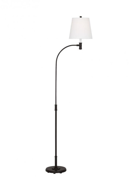 Visual Comfort & Co. Studio Collection Belmont Floor Lamp, 1-Light, LED, Aged Iron, 71.13"H (CT1241AI1 70733M0) 