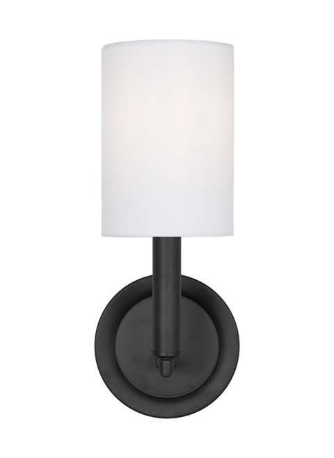 Visual Comfort & Co. Studio Collection Egmont Wall Sconce, 1-Light, Midnight Black, 11.75"H (DJW1051MBK 70734L9) 