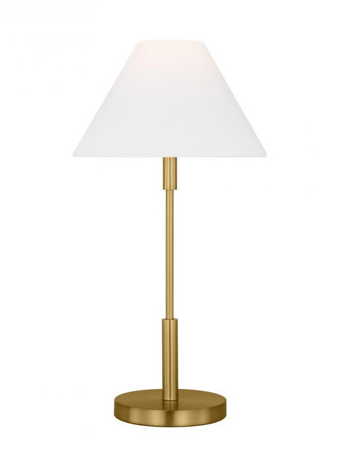 Visual Comfort & Co. Studio Collection Porteau Table Lamp, 1-Light, LED, Satin Brass, 23"H (DJT1011SB1 70734MA) 