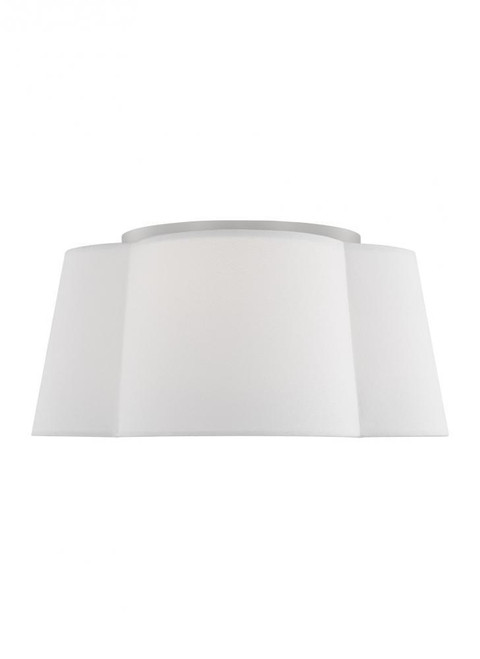 Visual Comfort & Co. Studio Collection Bronte Flush Mount, 2-Light, Burnished Brass, 14"W (KSF1082 70734MK) 