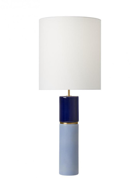 Visual Comfort & Co. Studio Collection Cade Table Lamp, 1-Light, LED, Polar Blue, 29"H (KST1101CPB1 70734MU) 