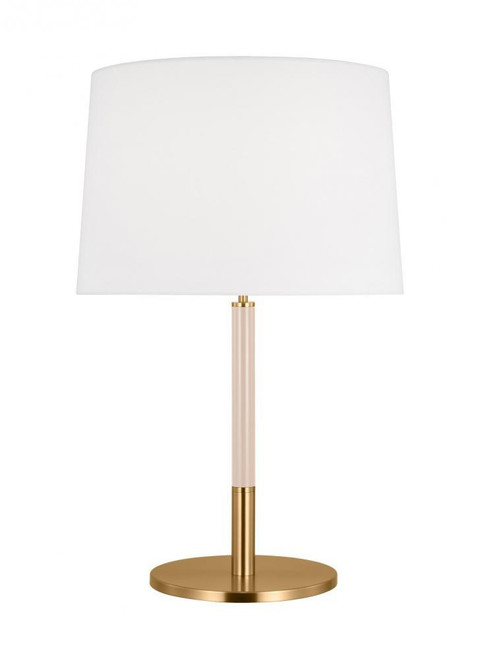 Visual Comfort & Co. Studio Collection Monroe Table Lamp, 1-Light, LED, Burnished Brass, 27.13"H (KST1041BBSBLH1 70734N9) 