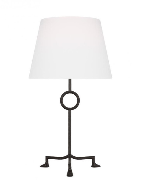 Visual Comfort & Co. Studio Collection Montour Table Lamp, 1-Light, LED, Aged Iron, 30.38"H (TFT1021AI1 70735LJ) 