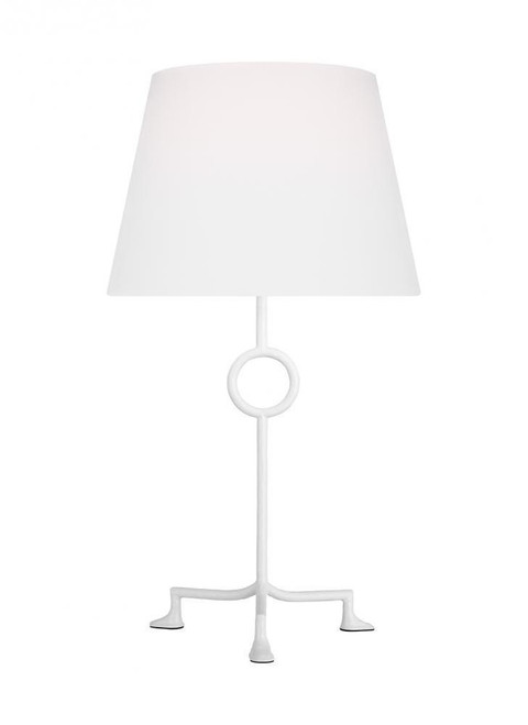 Visual Comfort & Co. Studio Collection Montour Table Lamp, 1-Light, LED, Matte White, 30.38"H (TFT1021MWT1 70735LL) 