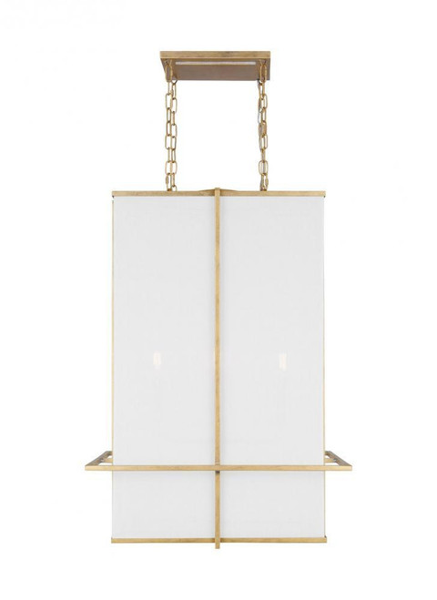 Visual Comfort & Co. Studio Collection Dresden Large Lantern, 4-Light, Coastal Gild, 32.63"H (TFC1004CGD 70735L7) 