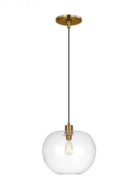 Visual Comfort & Co. Studio Collection Mela Large Pendant, 1-Light, Burnished Brass, 16"W (TP1201BBS 70735M7) 