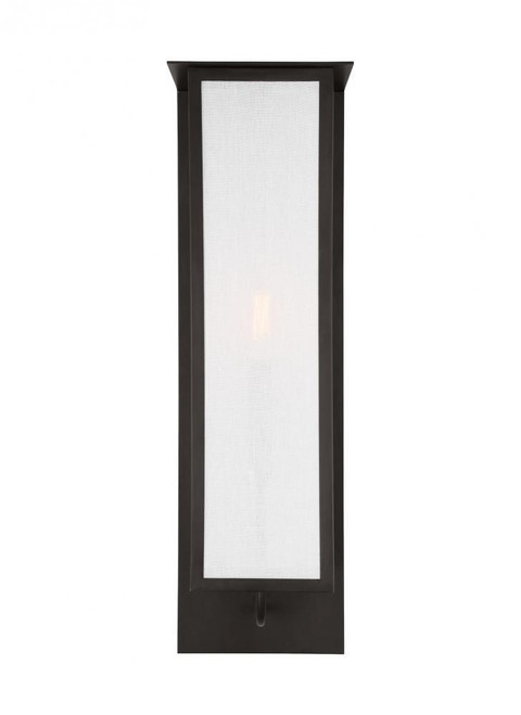 Visual Comfort & Co. Studio Collection Dresden Wall Sconce, 1-Light, Aged Iron, 21.5"H (TFW1001AI 70735LG) 