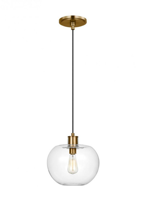 Visual Comfort & Co. Studio Collection Mela Medium Pendant, 1-Light, Burnished Brass, 12.38"W (TP1211BBS 70735M9) 
