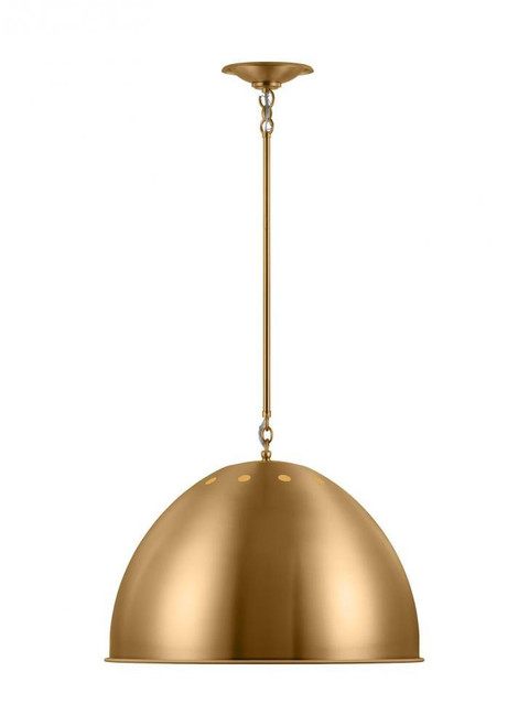 Visual Comfort & Co. Studio Collection Robbie Extra Large Pendant, 1-Light, Burnished Brass, 20.38"W (TP1171BBS 70735MF) 