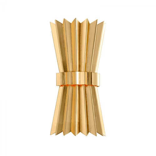 Corbett Moxy Wall Sconce, 2-Light, Gold Leaf, 15.75"H (311-12-GL 95DG) 