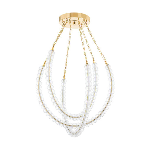 Corbett Celeste Chandelier, 3-Light, LED, Vintage Brass, 35.75"W (355-36-VB 95EW) 