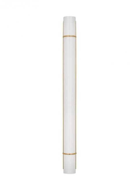 Visual Comfort & Co. Studio Collection Amelie Large Bathroom Vanity Light, 1-Light, LED, Burnished Brass, 2.63"W (CV1081BBS-L1 70736KE) 