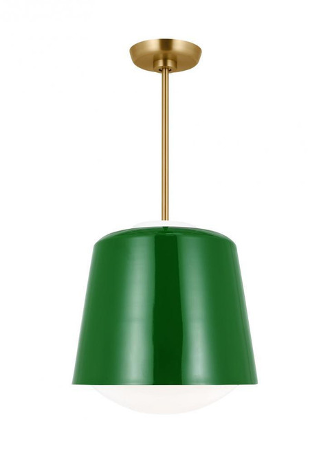Visual Comfort & Co. Studio Collection Draper Small Pendant, 1-Light, Green, 12"W (KSP1141GRN 70736LL) 