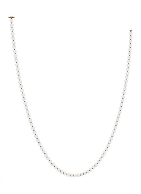 Visual Comfort & Co. Modern Collection The Perle Ceiling Chandelier, 1-Light, LED, Natural Brass, 254.8"H (SLCH22727NBR-277 70PKH6A) 